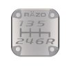 Razo 6-Speed MT Shift Pattern Badge