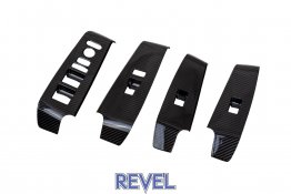 Revel GT Dry Carbon Window Switch Panel Set for 23-23 Honda Civic Hatchback & Civic Type R