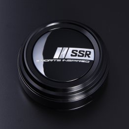 SSR Wheels Aluminum Center Cap Black B-Type *High
