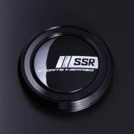 SSR Wheels Aluminum Center Cap Black B-Type *Super Low