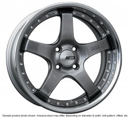 SSR Professor SP4R wheel 17 inch 5/100 Titan Silver
