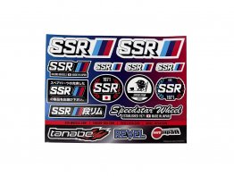 SSR Wheels Vinyl Sticker Sheet
