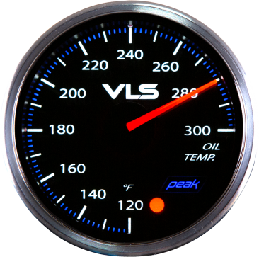 Revel VLS II Oil Temperature Analog Gauge