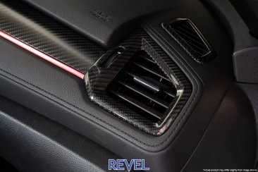 Revel GT Dry Carbon A/C Vent Covers for 16-18 Honda Civic