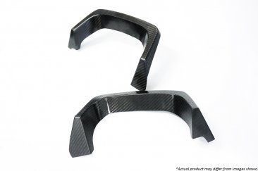 Revel GT Dry Carbon Rear Muffler Garnish Set for 15-18 Subaru WRX / STI