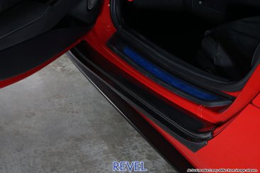 Revel GT Dry Carbon Door Sill Plates Outer Set for 20-20 Toyota Supra