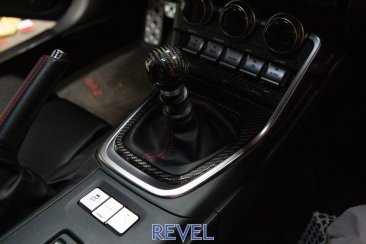 Revel GT Dry Carbon Shifter Panel Cover for 22 Toyota GR86 / Subaru BRZ *MT Only*