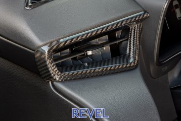 Revel GT Dry Carbon Front A/C Dash Panel Covers for 23-23 Toyota GR Corolla