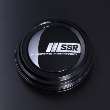 SSR Wheels Aluminum Center Cap Black B-Type *Low