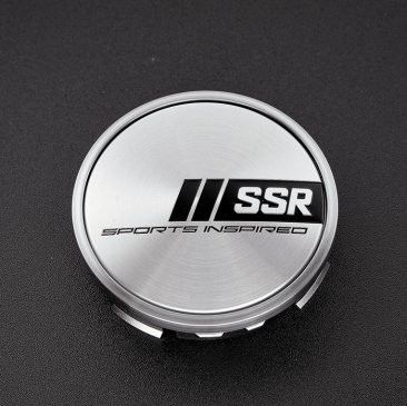 SSR Wheels Aluminum Center Cap Flat B-Type