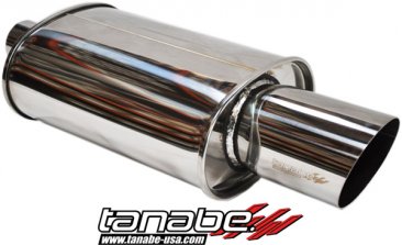 Tanabe Tuner Medalion Universal Muffler (Hyper) 100mm Tip / 60mm Pipe