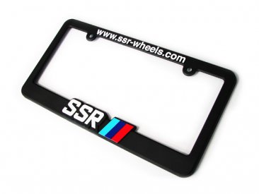 SSR Wheels License Plate Frame