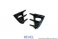 Revel GT Dry Carbon Front Fog Light Cover Set